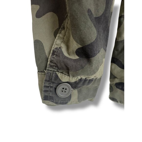 Ashley by 26‎ Intl Dowtown Camo Floral Embroidered Jacket Size M Coat Camouflage - Picture 3 of 10